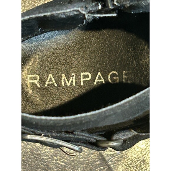 Rampage Women's Ankle Boots Wedge Black Size 7 - Picture 5 of 8